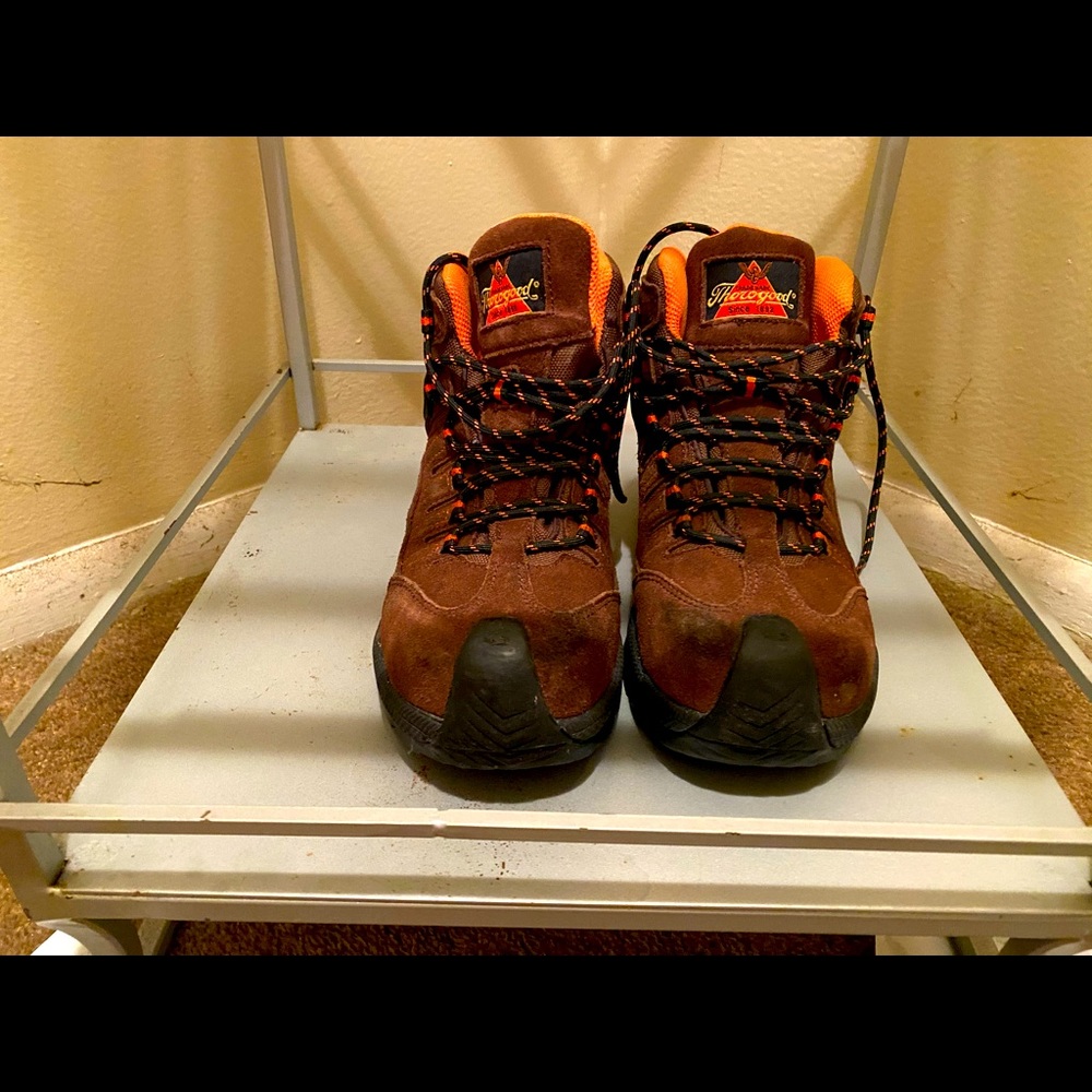 Slightly use work boots
